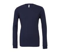 Bella Canvas Long Sleeve Crew Neck T Shirt Mens Airlume Combed Cotton Tops