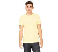 Bella Canvas mens 3001c, Yellow, Large