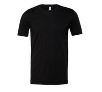 Bella + Canvas Men's Canvas Jersey Crew Neck T-Shirt Short Sleeve T-Shirt in Black | Size: Small Bella + Canvas Black S