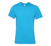 Bella + Canvas Men's Canvas Jersey Crew Neck T-Shirt Short Sleeve T-Shirt in Light Blue | Size: 2XL Bella + Canvas Light Blue 2XL