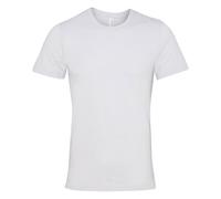 Bella + Canvas Men's Canvas Jersey Crew Neck T-Shirt Short Sleeve T-Shirt in Light Grey | Size: 2XL Bella + Canvas Light Grey 2XL