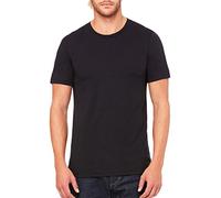 Bella Canvas Men's Combed Fit Blended T-Shirt, Solid Black Triblend, Medium