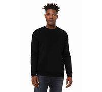 Bella Canvas Mens Drop Shoulder Fleece (3945) -DTG Black -L