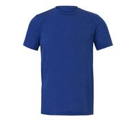 Bella + Canvas Men's Heather Jersey Short-Sleeved T-Shirt in Dark Blue | Size: 2XL Bella + Canvas Dark Blue 2XL