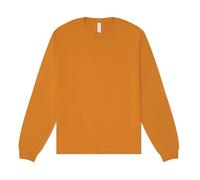 Bella + Canvas Men's Heavyweight Boxy Long-Sleeved T-Shirt in Amber | Size: Medium Bella + Canvas Amber M