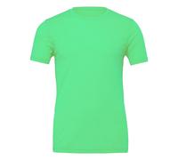 Bella + Canvas Men's Jersey Crew Neck T-Shirt in Bright Green | Size: Large Bella + Canvas Bright Green L