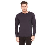 Bella + Canvas Men'S Jersey Long Sleeve Tee (Dark Grey) (XL) (US)