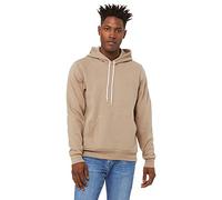 Bella Canvas Mens Poly-Cotton Fleece Pullover Hoodie (3719) -TAN -2XL