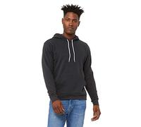 Bella Canvas Mens Poly-Cotton Fleece Pullover Hoodie (BC3719) -DTG Dark G -2XL