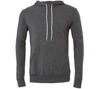 Bella + Canvas Men's Polycotton Pullover Hoodie in Light Grey | Size: 2XL Bella + Canvas Light Grey 2XL