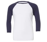 Bella + Canvas Unisex Adult Triblend 3/4 Sleeve Baseball T-Shirt RW9083