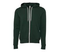 Bella Canvas Unisex Adults Fit Poly/Cotton Fleece Full Zip Relax Hoodie CA3739