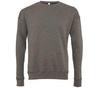 Bella Canvas Unisex Drop Shoulder Fleece - Deep Heather