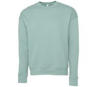 Bella Canvas Unisex Drop Shoulder Fleece Dusty Blue Crew Neck Sweatshirt