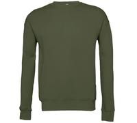 Bella+Canvas Unisex Drop Shoulder Fleece XS Military Green