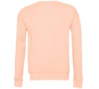 Bella Canvas Unisex Drop Shoulder Fleece Peach Warm Breathable Crew Neck