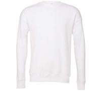 Bella Canvas Unisex Drop Shoulder Fleece - White