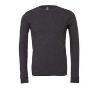 Bella + Canvas Unisex Heather CVC Long Sleeve T-Shirt 3501CVC - Ring-Spun Jersey
