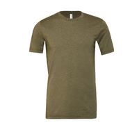 Bella + Canvas Unisex Heather Jersey Short Sleeve Crew Neck T-shirt