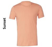 Bell Canvas Unisex Jersey Crew Neck T-Shirt Casual Wear Plain Cotton Tee Mens