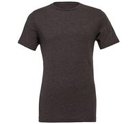 Bella Canvas Unisex Jersey Crew Neck T-Shirt Dark Grey Heather M