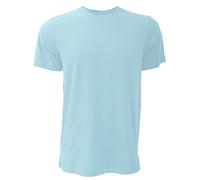 Canvas Unisex Jersey Crew Neck T-Shirt/Mens Short Sleeve T-Shirt (XL) (Heather Ice Blue)