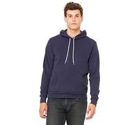 Bella Canvas Unisex Poly/Cotton Fleece Pullover Hoodie - Navy - M