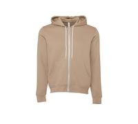 Bella + Canvas Unisex Polycotton Fleece Full Zip Hoodie 3739 - Ribbed Cuffs