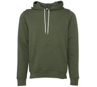 Bella Canvas Unisex Polycotton Fleece Pullover Hoodie - Military Green