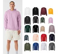 Bella Canvas Mens Poly-Cotton Fleece Pullover Hoodie (BC3719) -DEEP Heath -XL
