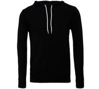 Bella Canvas Unisex Polycotton Fleece Pullover Hoodie - Black