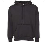 Bella Canvas Unisex Raw Seam Hoodie Oversized Casual Fleece Layering