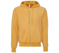 Bella Canvas Unisex Sueded Fleece Full Zip Hoodie Cozy Layered Fit