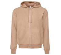 Bella Canvas Unisex Sueded Fleece Full Zip Hoodie Cozy Layered Fit