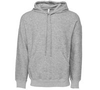 Bella Canvas Unisex Sueded Fleece Hoodie Soft Two-tone Ribbing Kangaroo Pocket