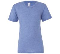 Bella + Canvas Unisex Triblend Crew Neck Tee 3413-Plain Top Short Sleeve T-Shirt