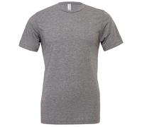 Bella + Canvas Unisex Triblend Crew Neck Tee 3413-Plain Top Short Sleeve T-Shirt