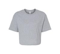 Bella + Canvas Women's Jersey Crop T-Shirt in Mid Grey | Size: Medium Bella + Canvas Mid Grey M