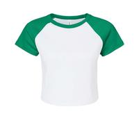 Bella + Canvas Womens/Ladies Baby Micro-Rib Raglan T-Shirt BC7247