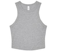 Bella + Canvas Womens/Ladies Heather Micro-Rib Racerback Tan RW10341