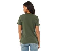 Bella Canvas Womens/Ladies Jersey Relaxed Fit T-Shirt (M) (Military Green)