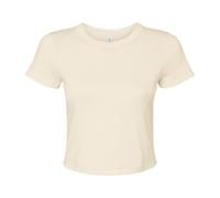 Bella + Canvas Womens/Ladies Micro-Rib Crop Top PC7506