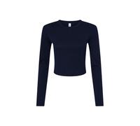 Bella + Canvas Womens/Ladies Plain Micro-Rib Long-Sleeved Cr RW10101