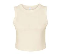 Bella Canvas Womens/Ladies Plain Micro-Rib Muscle Crop Top (XS) (Solid Navy)
