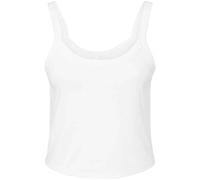 Bella + Canvas Womens/Ladies Plain Micro-Rib Spaghetti Strap / N/A N/A RW9795