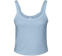 Bella + Canvas Womens/Ladies Plain Micro-Rib Spaghetti Strap RW9795