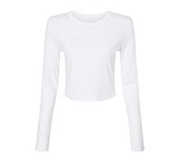 Women's long sleeve t-shirt Bella + Canvas Micro Gris XS