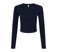 Bella Canvas Women's Micro Rib Long Sleeve Baby T Shirt Fitted Stretch