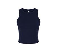 Bella + Canvas Women's Micro-Rib Racer Tank Top in Navy | Size: XS Bella + Canvas Navy XS