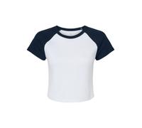 Bella+Canvas Women's Micro Rib Raglan Stretch Fit & Crew Neck Baby Tee